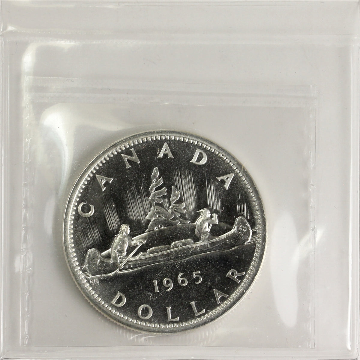 1965 Small Beads Ptd. 5 (Type 1) Canada Dollar ICCS Certified PL65 Cameo
