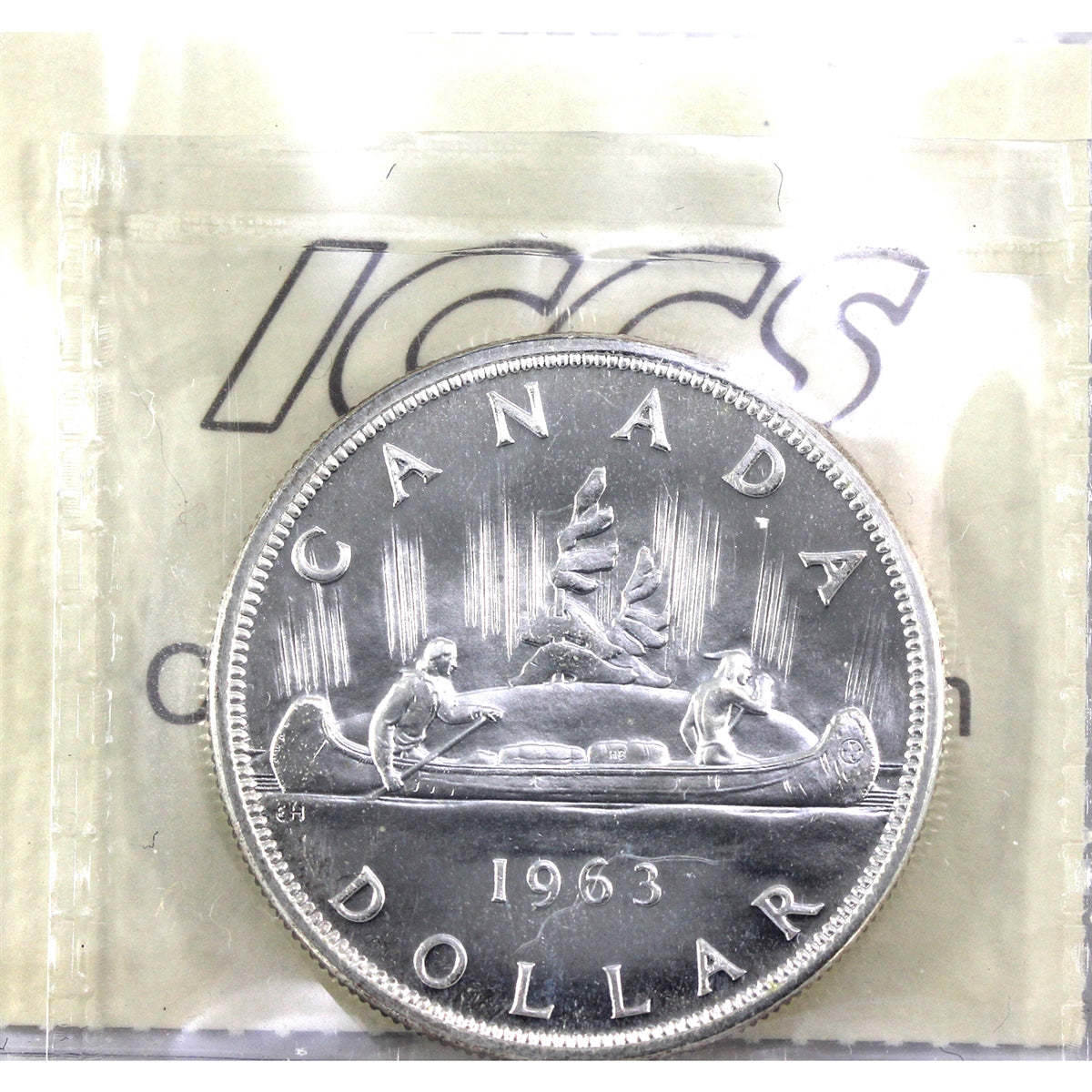 1963 Canada Dollar ICCS Certified PL66 Cameo