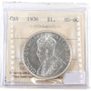 1936 Canada Dollar ICCS Certified MS60