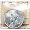 1935 Canada Dollar ICCS Certified MS64 (XHI 005)