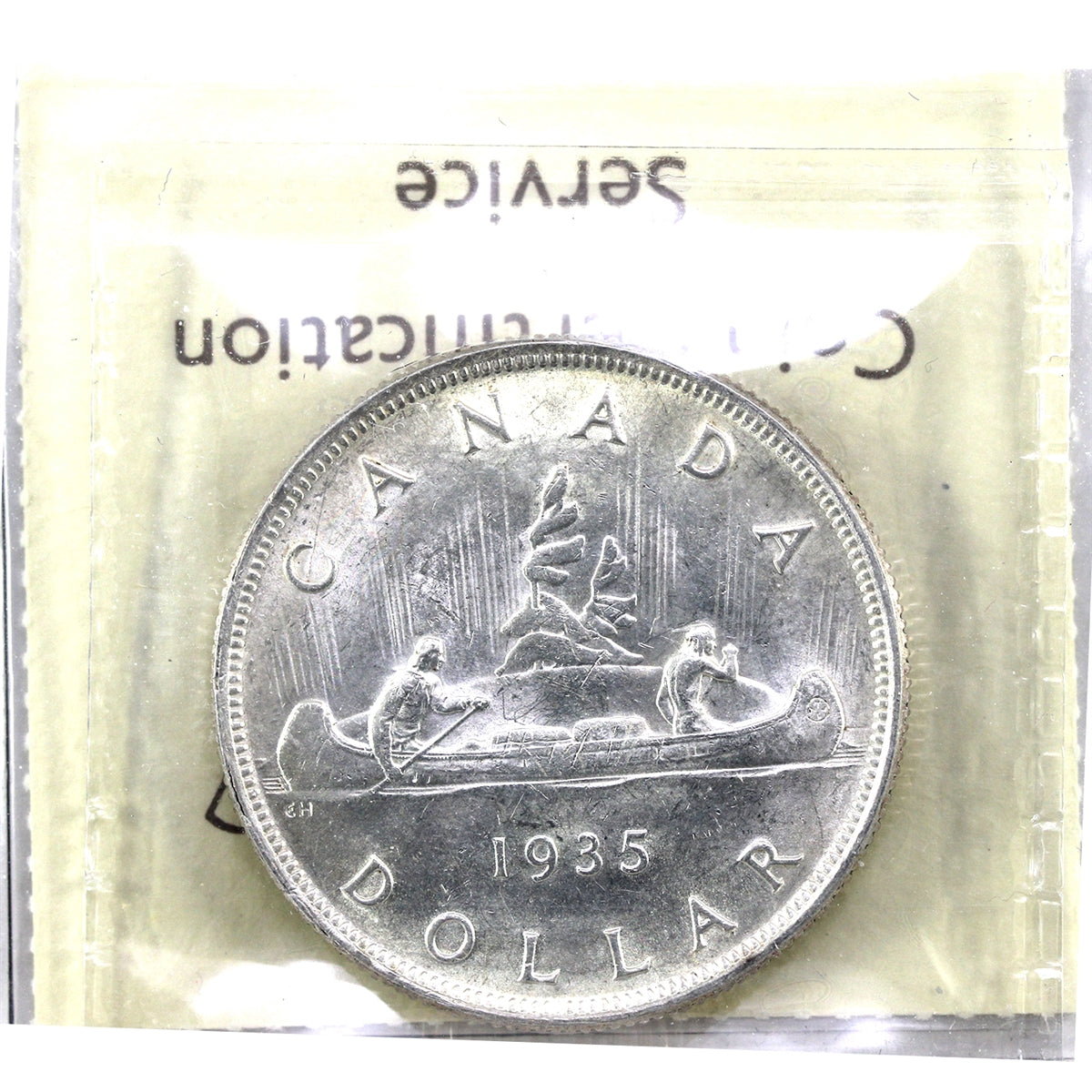 1935 Canada Dollar ICCS Certified MS62
