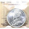 1936 Canada Dollar ICCS Certified MS64 (XMY 653)