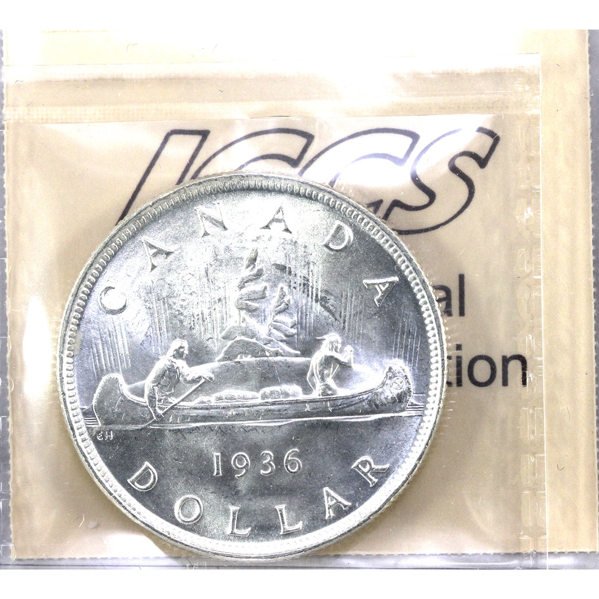 1936 Canada Dollar ICCS Certified MS64 (XMY 653)