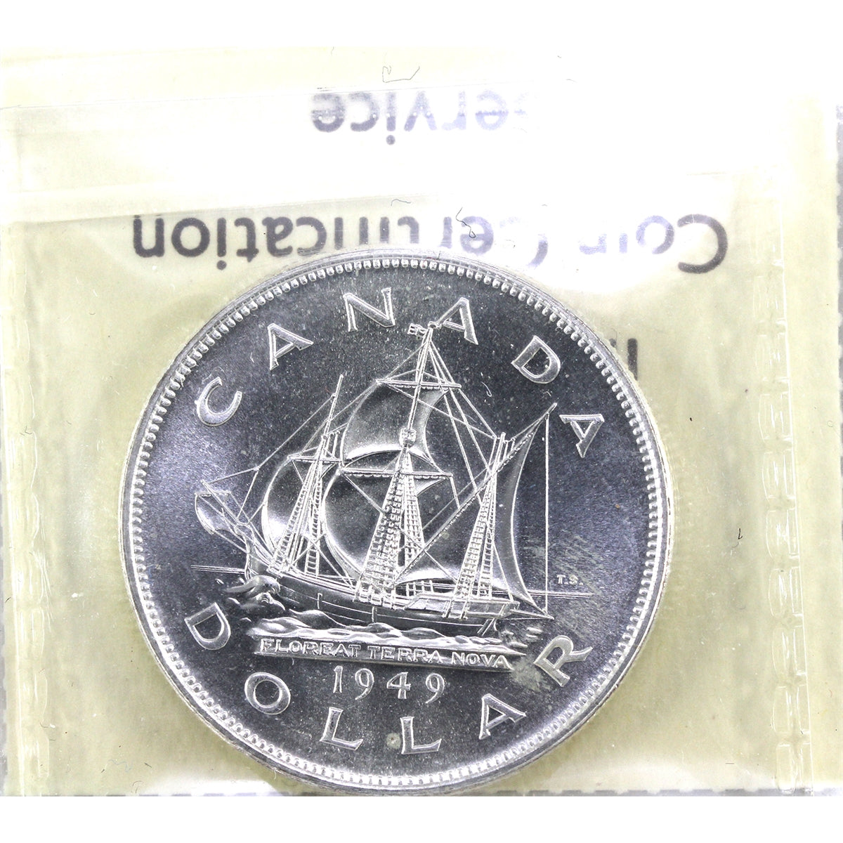 1949 Canada Dollar ICCS Certified MS65