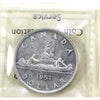 1951 Arnprior Canada Dollar ICCS Certified AU50
