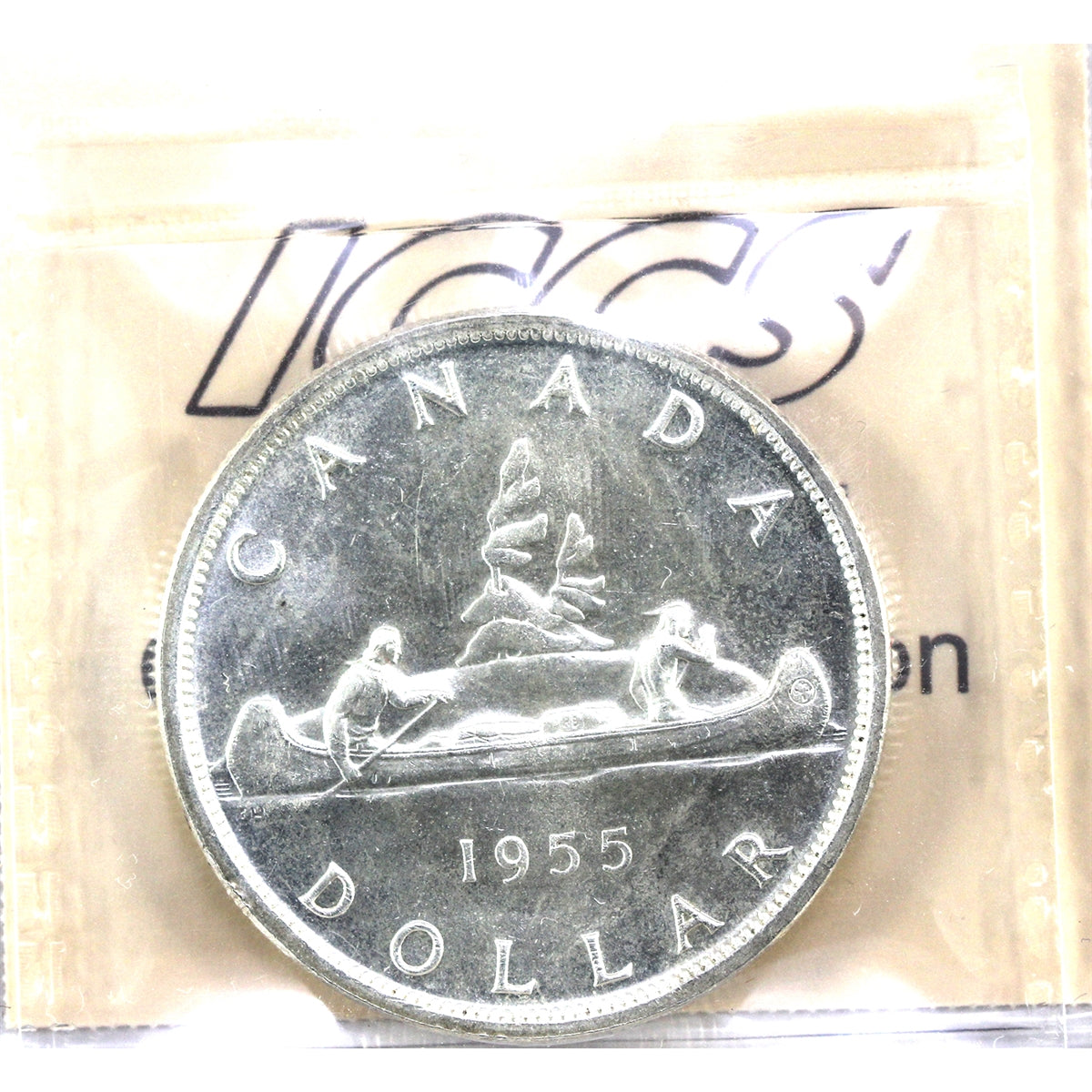 1955 Canada Dollar ICCS Certified MS64 (XAM 146)