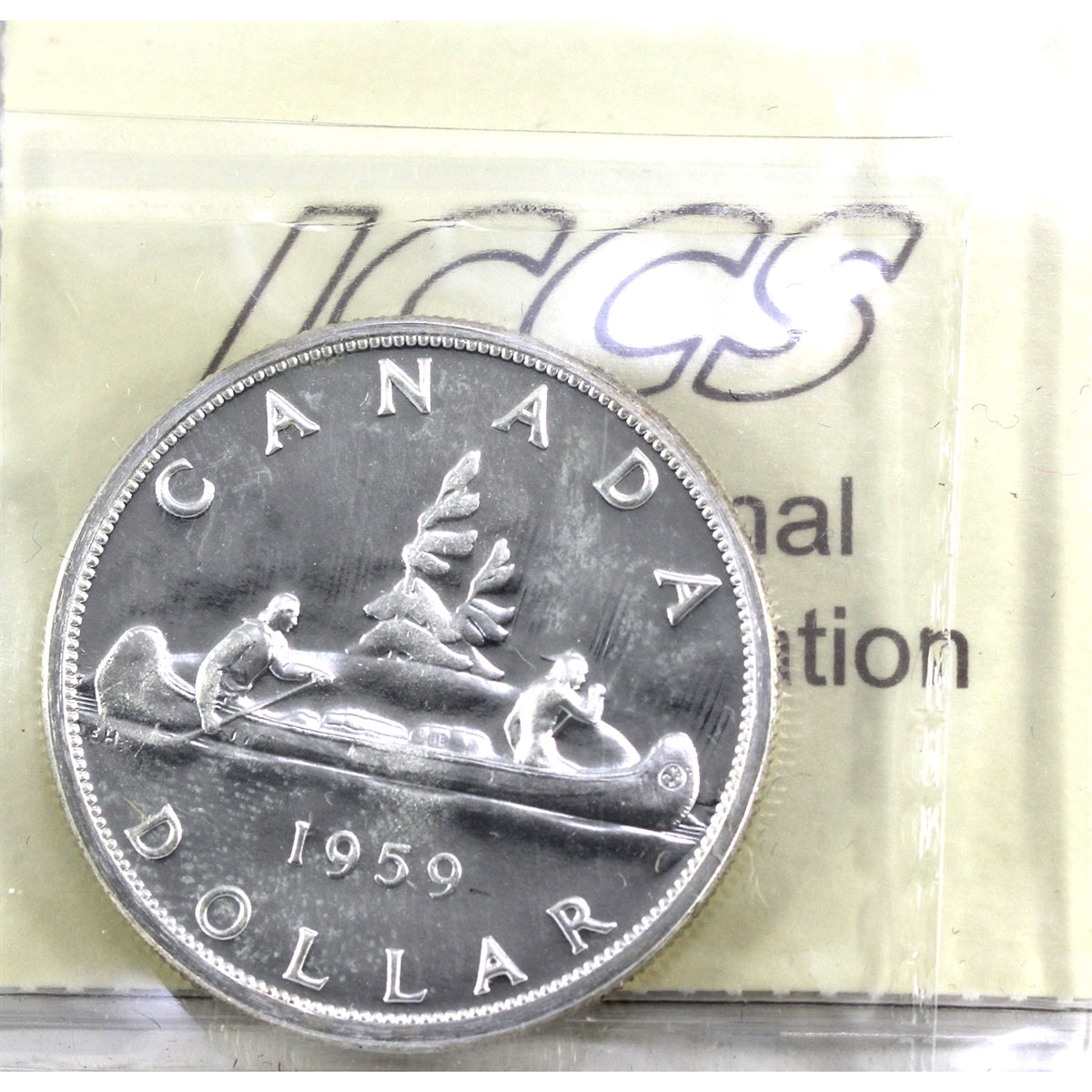 1959 Canada Dollar ICCS Certified PL66 Cameo (XSW 784)