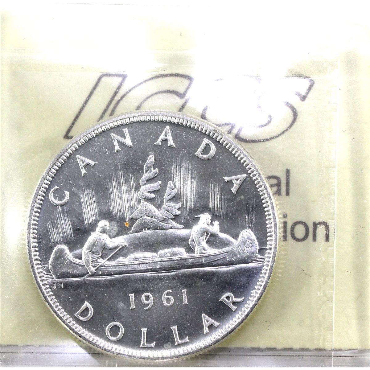 1961 Canada Dollar ICCS Certified PL65 Heavy Cameo