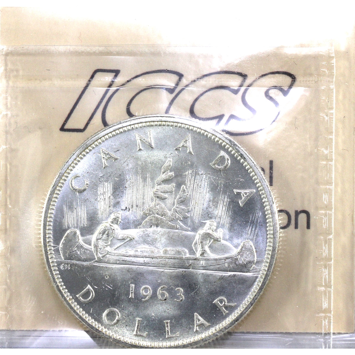 1963 Canada Dollar ICCS Certified MS64 (XKX 210)