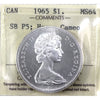 1965 Small Beads Ptd. 5 (Type 1) Canada Dollar ICCS Certified MS64 Heavy Cameo