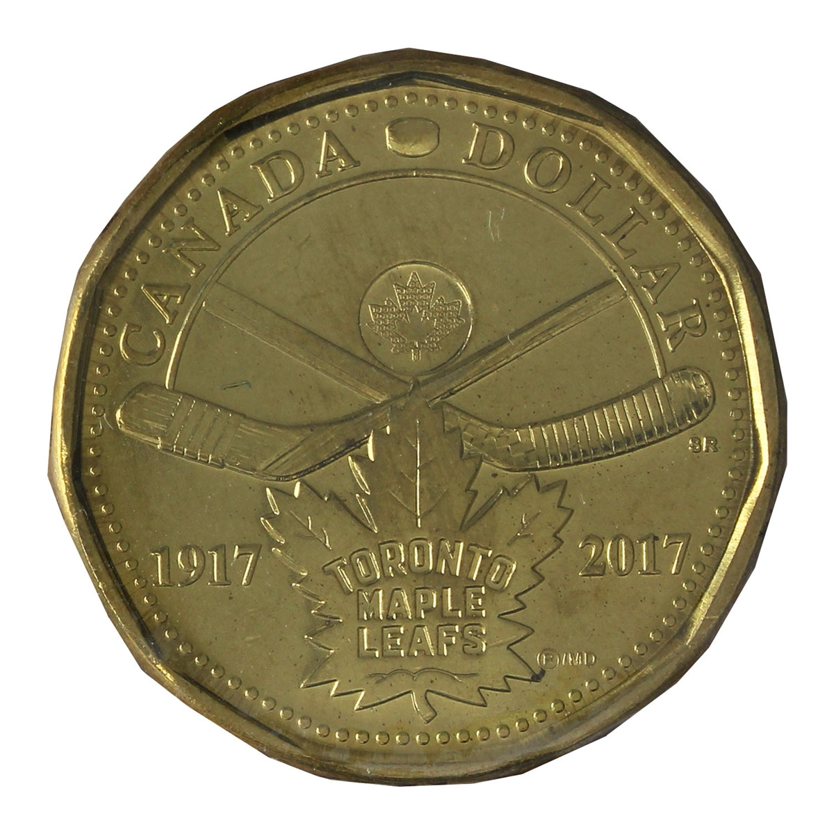 2017 Toronto Maple Leafs Loon Dollar ICCS Certified MS65