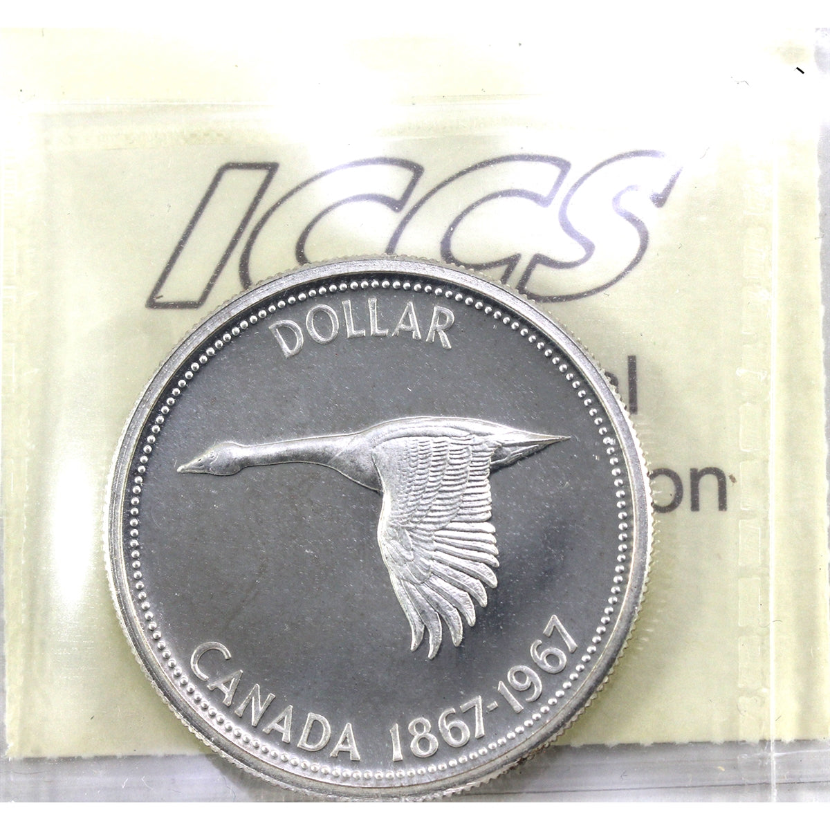1967 Canada Dollar ICCS Certified SP67 Cameo