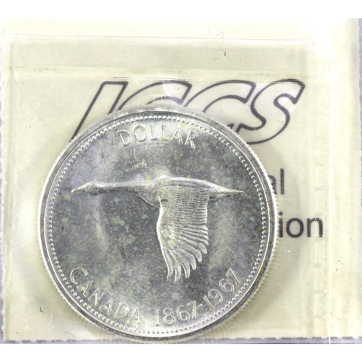1967 Canada Dollar ICCS Certified MS-65