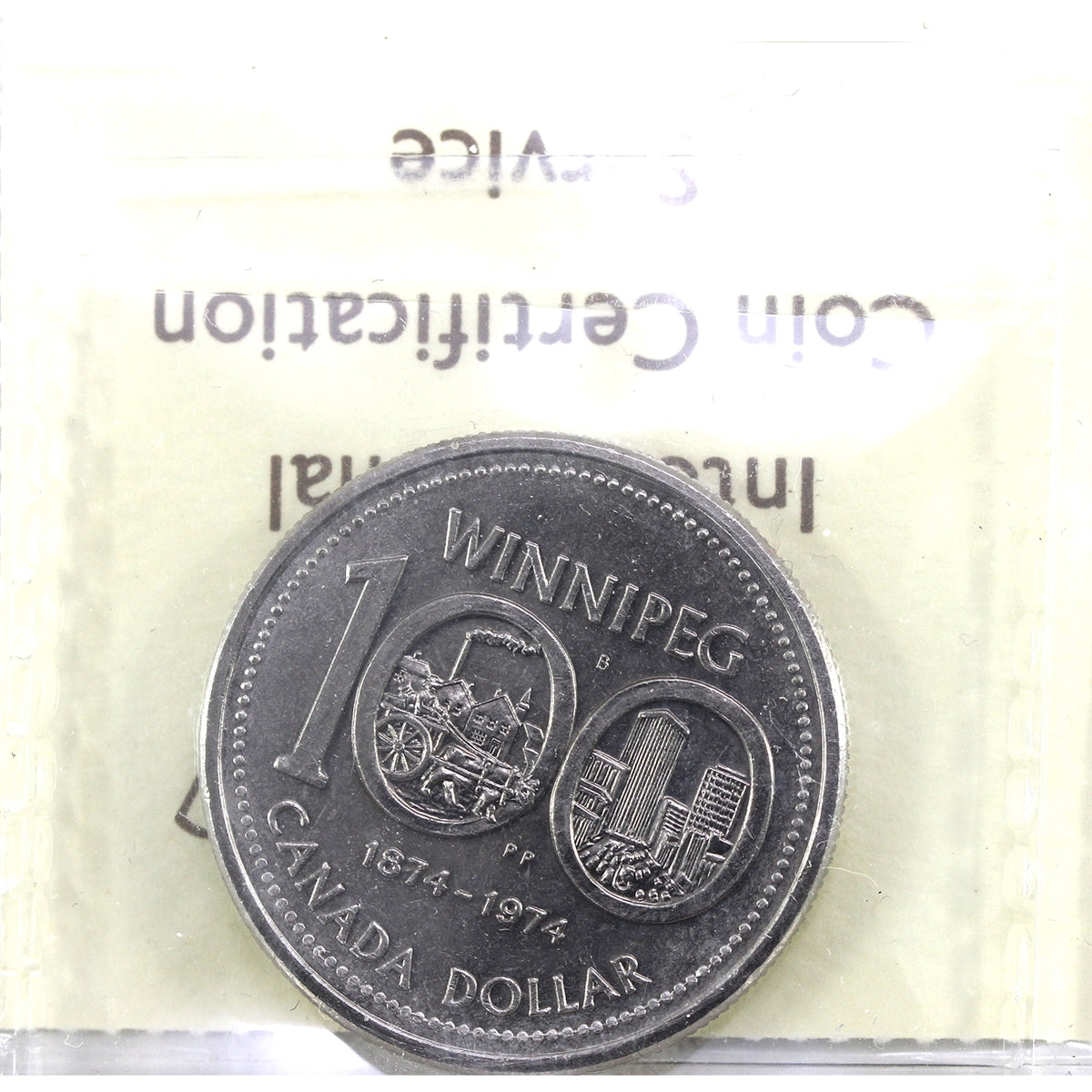 1974 Canada Nickel Dollar ICCS Certified MS62 CH# 1974 Rev-005