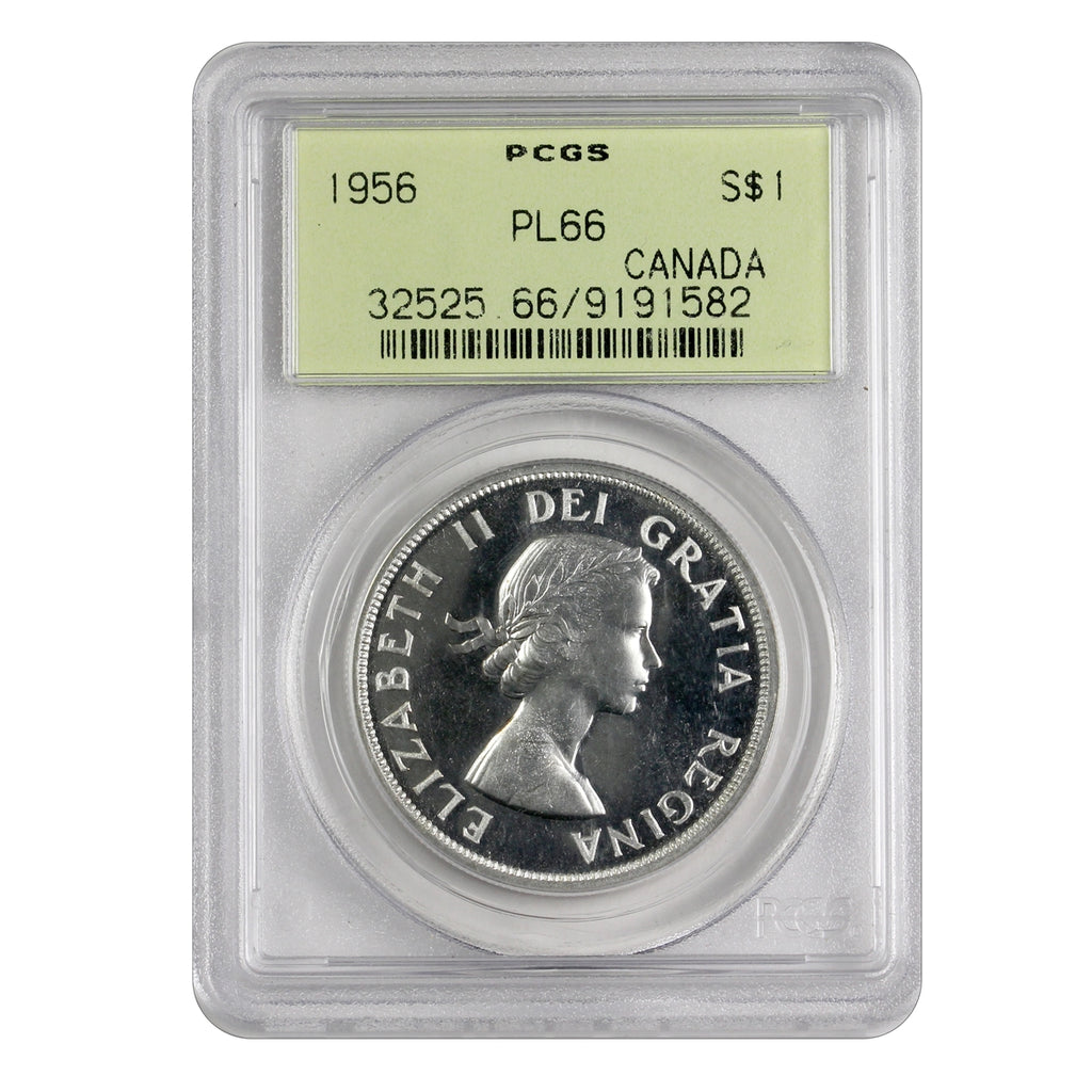 1956 Canada Dollar PCGS Certified PL66