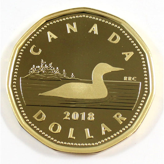 2018 Canada Loon Dollar Silver Proof (No Tax)