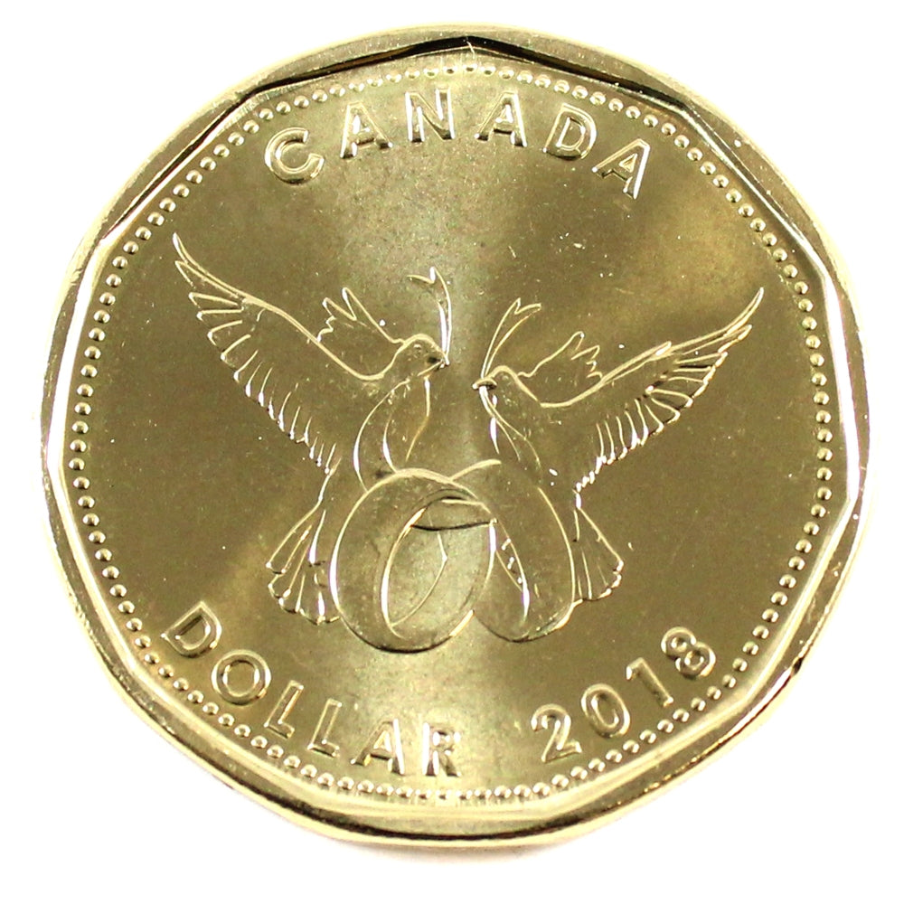 2018 Wedding Canada Dollar Brilliant Uncirculated (MS63)