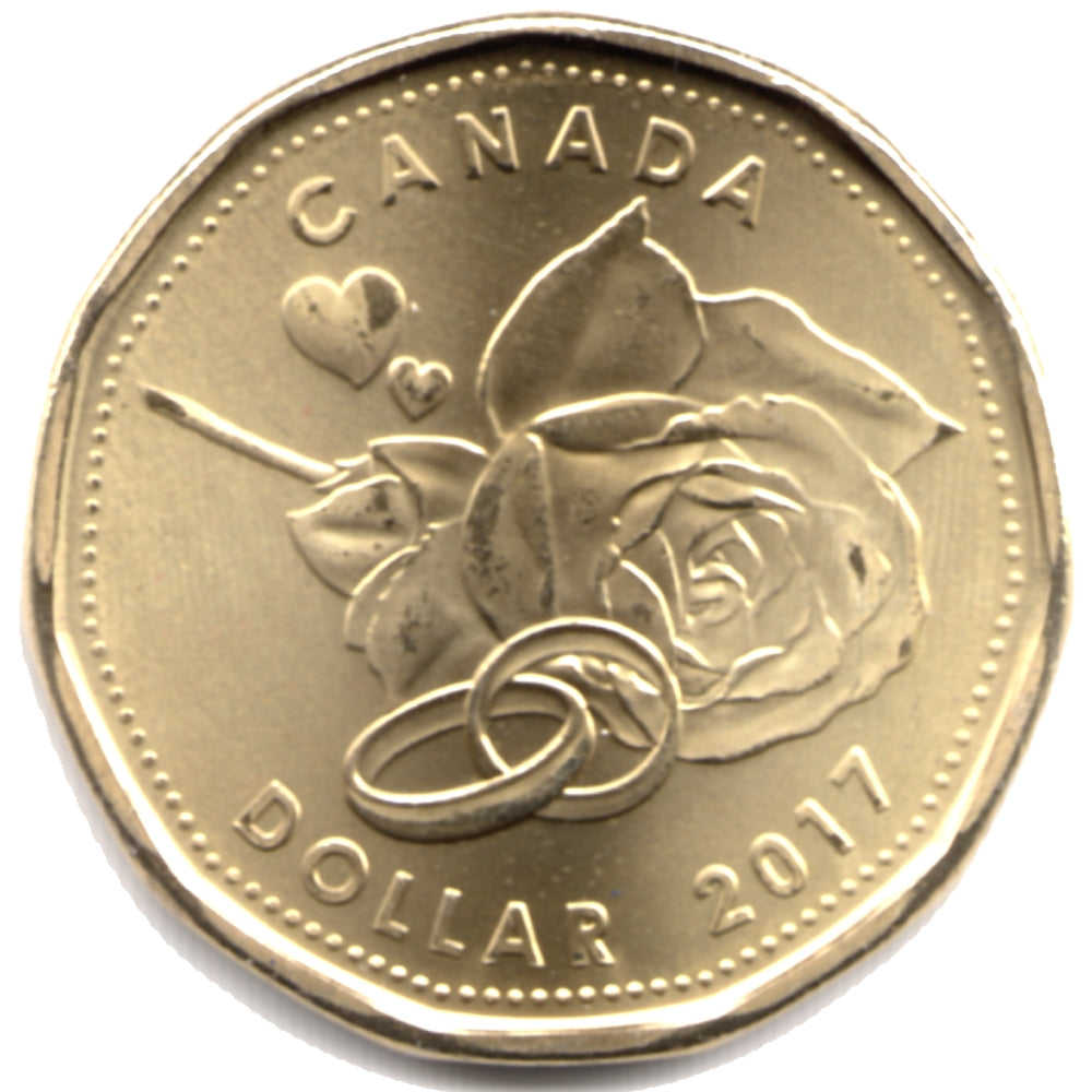 2017 Wedding Canada Dollar Brilliant Uncirculated (MS63)