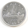 1948 Canada Dollar Almost Uncirculated (AU50) Scratched $