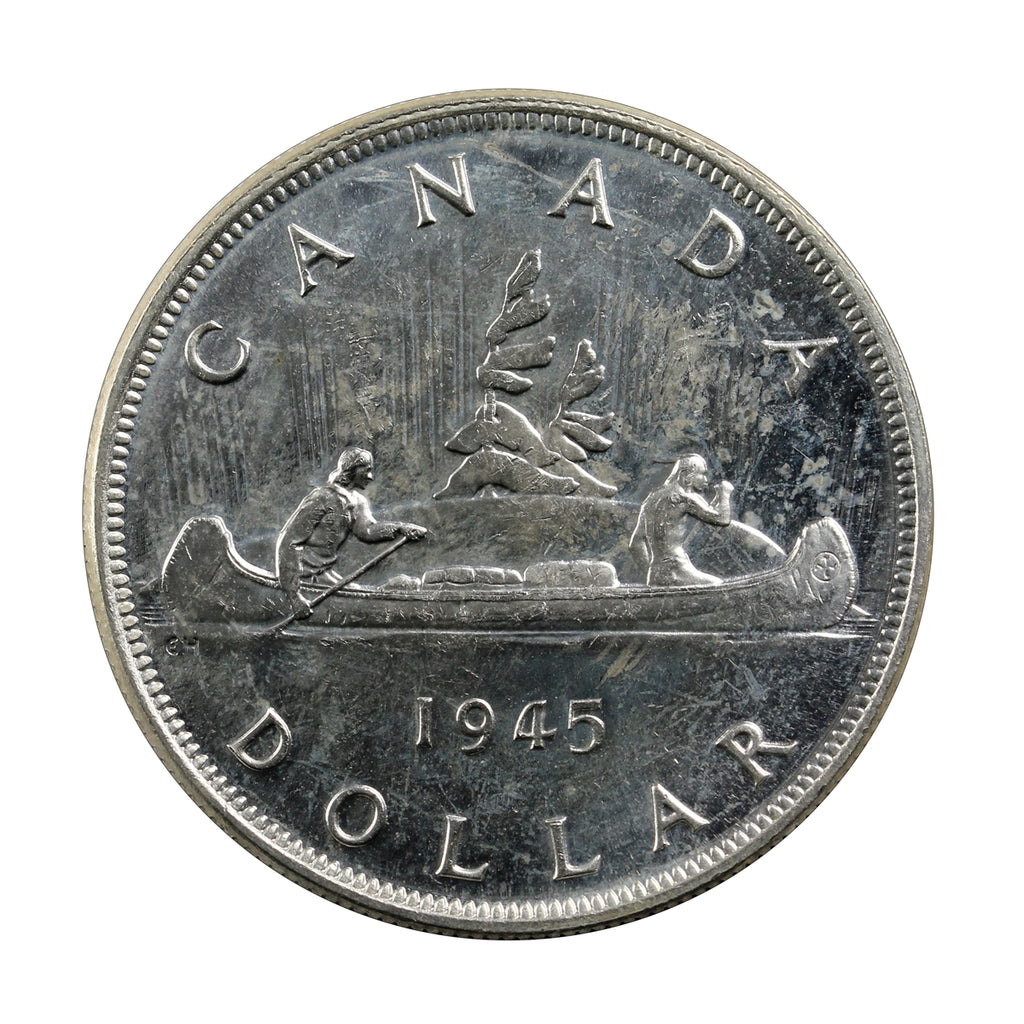 1945 Canada Dollar Brilliant Uncirculated (MS63) $