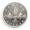 1953 NSS Canada Dollar Brilliant Uncirculated Cameo (MS63)