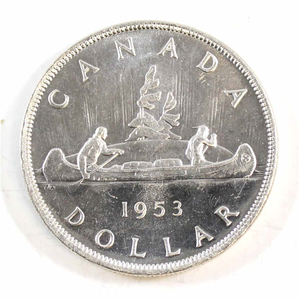 1953 NSS Canada Dollar Brilliant Uncirculated Cameo (MS63)