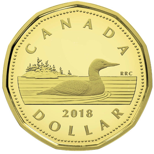 2018 Canada Loon Dollar Proof (non-silver)