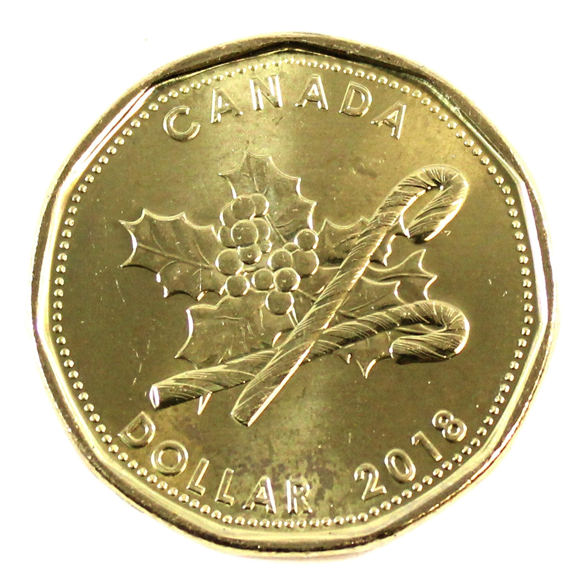 2018 Christmas Canada Dollar Brilliant Uncirculated (MS63)