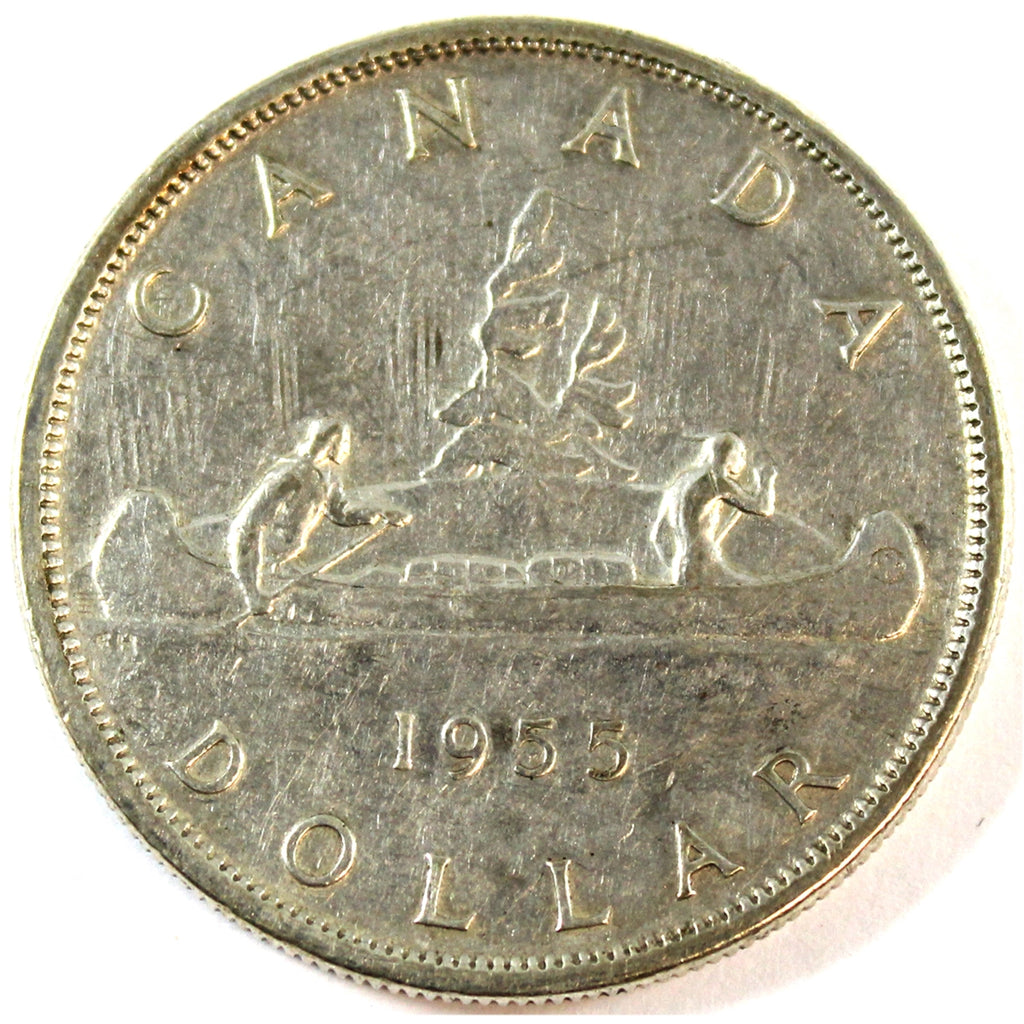 1955 Canada Dollar Very Fine (VF20)