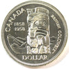 1958 Canada Dollar UNC+ Cameo (MS62)