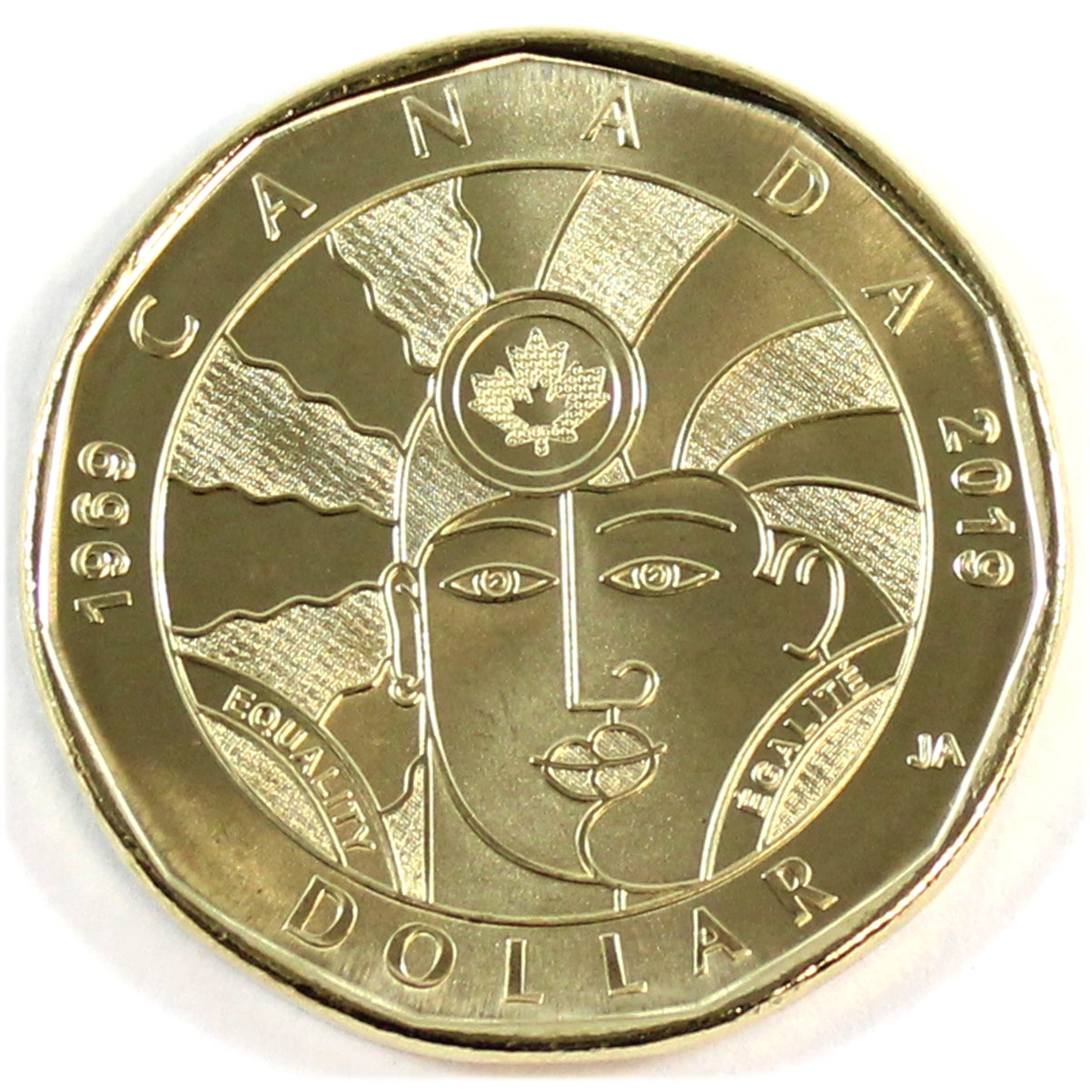 2019 Canada Equality Loon Brilliant Uncirculated (MS63)