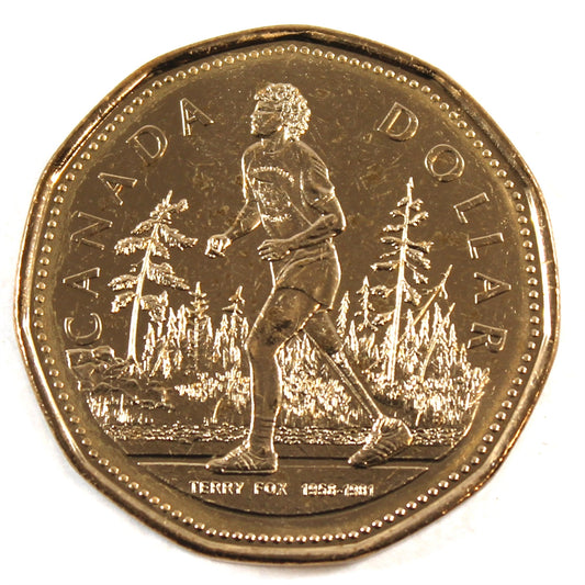 2005 Terry Fox (No Grass) Canada Dollar Brilliant Uncirculated (MS63)