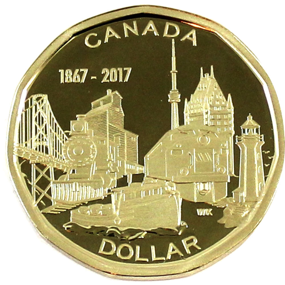 2017 Connecting Canada Dollar Proof (Non-Silver)