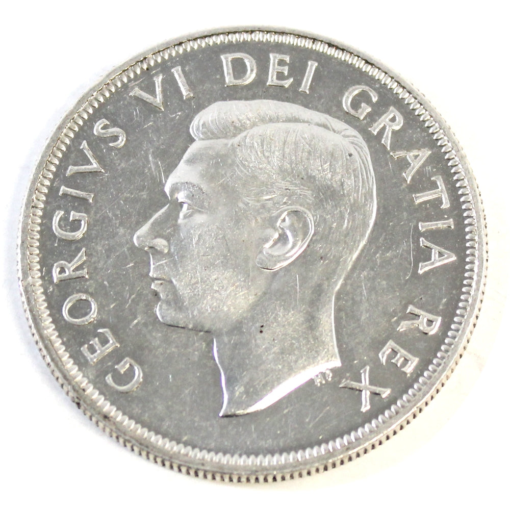 1951 Canada Dollar AU-UNC Cameo (AU55)