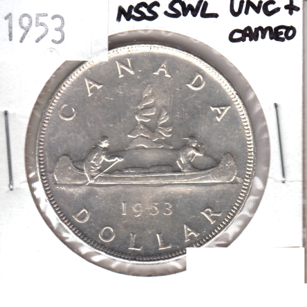 1953 NSS SWL Canada Dollar UNC+ Cameo (MS62)