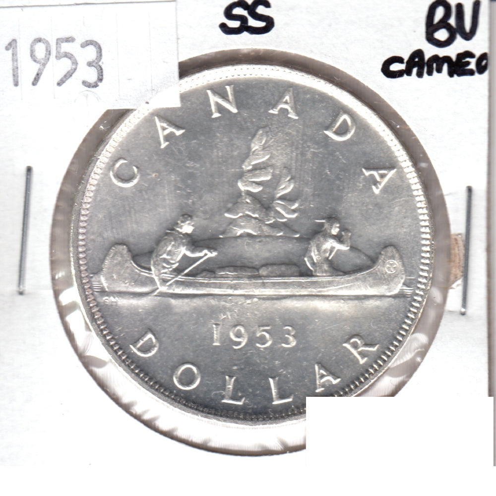 1953 SS Canada Dollar Brilliant Uncirculated Cameo (MS63)