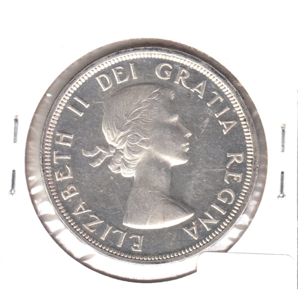 1953 SS Canada Dollar Almost Uncirculated Cameo (AU50)