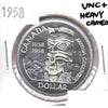 1958 Canada Dollar UNC+ Heavy Cameo (MS62)