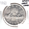 1960 Canada Dollar UNC+ Heavy Cameo (MS62)