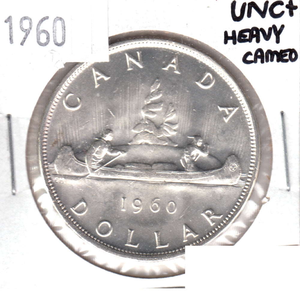 1960 Canada Dollar UNC+ Heavy Cameo (MS62)