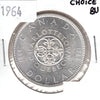 1964 Canada Dollar Choice Brilliant Uncirculated (MS64)