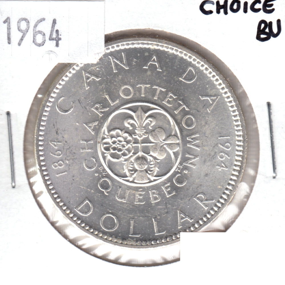 1964 Canada Dollar Choice Brilliant Uncirculated (MS64)