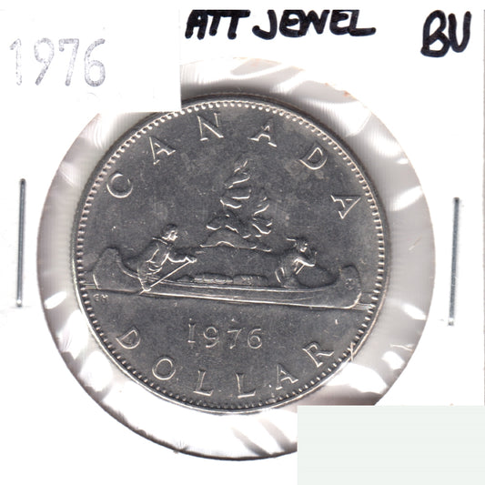 1976 Attached Jewel Canada Nickel Dollar Brilliant Uncirculated (MS63)