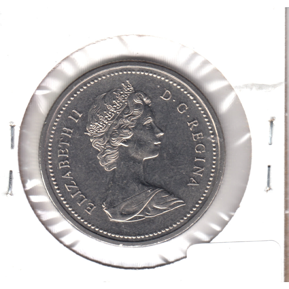 1977 Var. 1 Att. Jewel SWL Canada Nickel Dollar Choice Brilliant UNC (MS64)