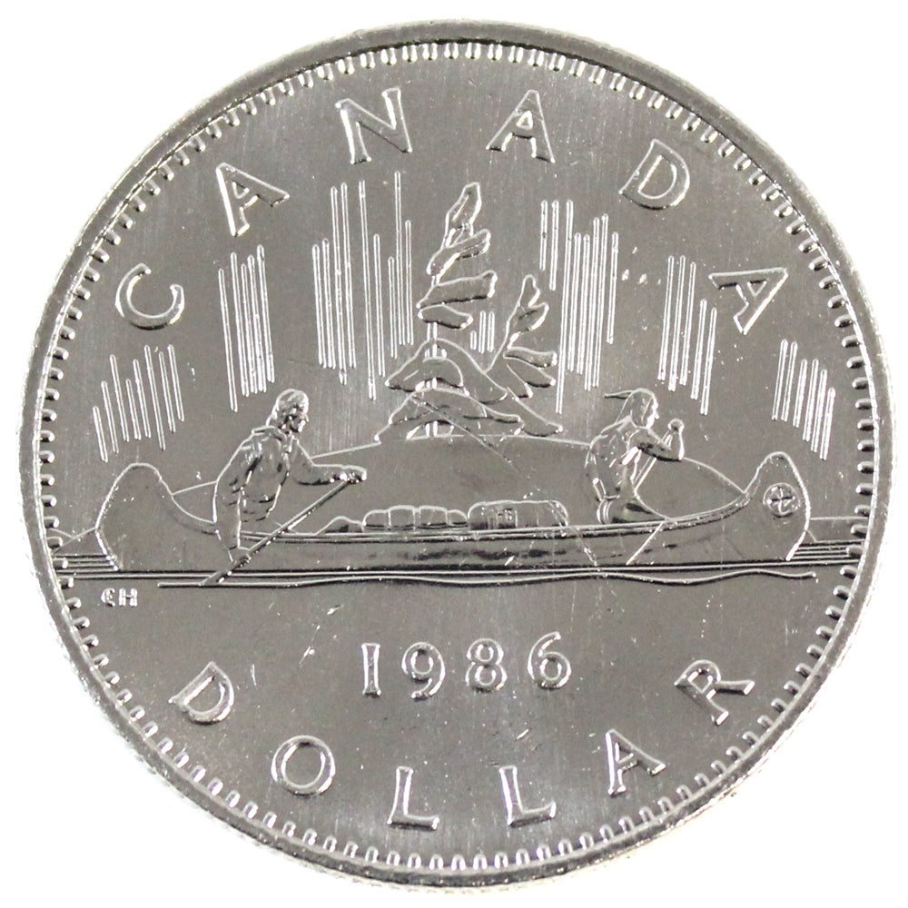 1986 Canada Nickel Dollar Choice BU (MS64)