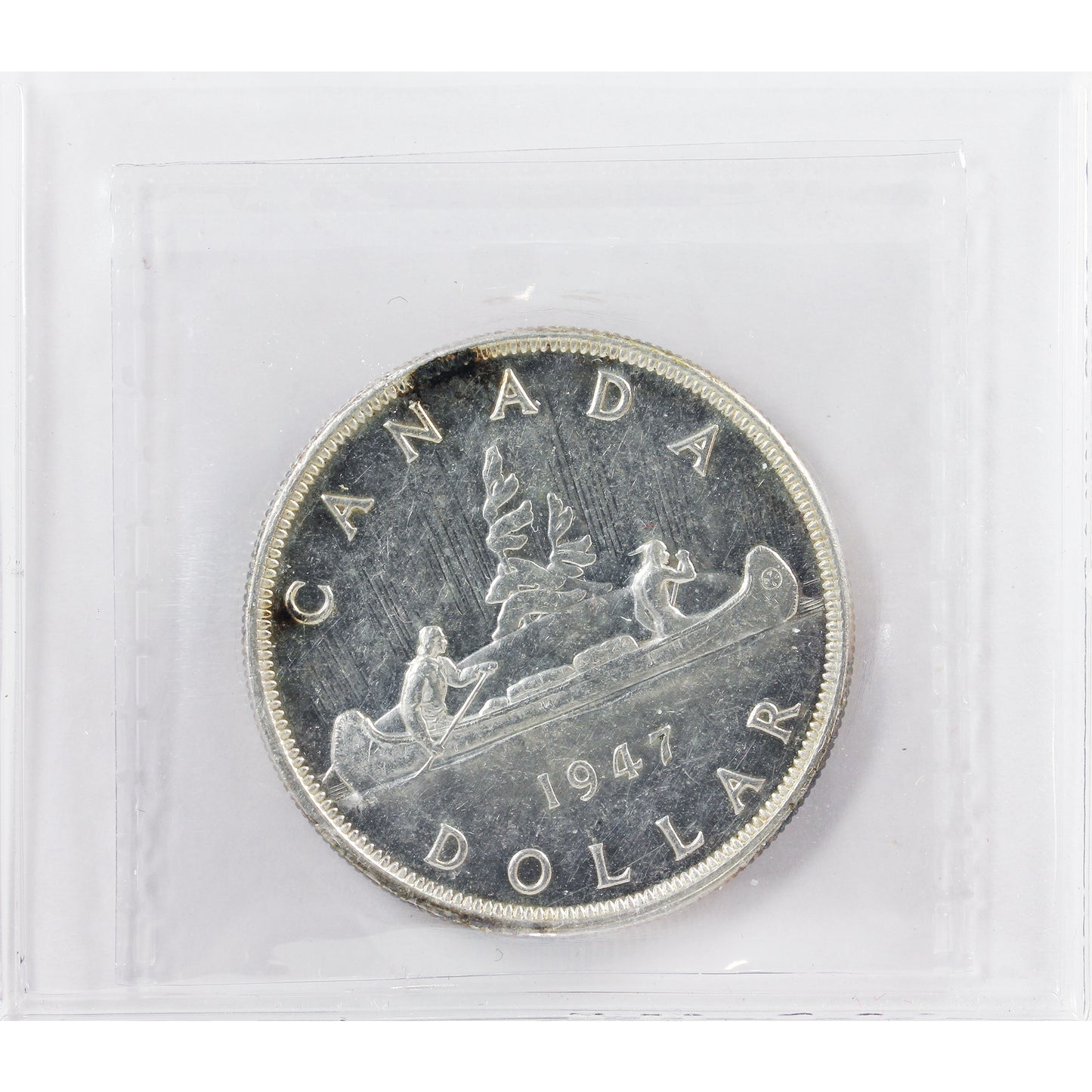 1947 Blunt 7 Canada Dollar ICCS Certified AU55