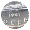 1947 Pointed 7, Double HP Canada Dollar ICCS Certified MS60 (XHI 063)