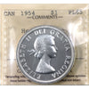 1954 Canada Dollar ICCS Certified PL65 Heavy Cameo