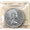 1955 Canada Dollar ICCS Certified MS64 (XVR 074)