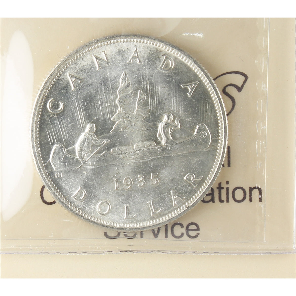 1935 Canada Dollar ICCS Certified MS65 (XVV 139)